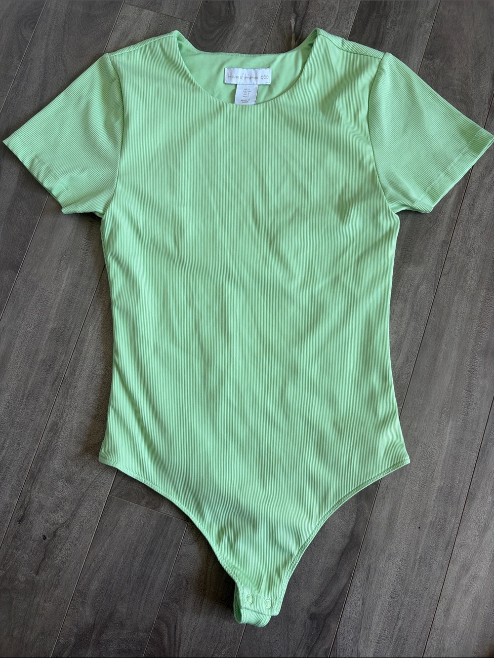 House of Harlow 1960 Green Bodysuit Top